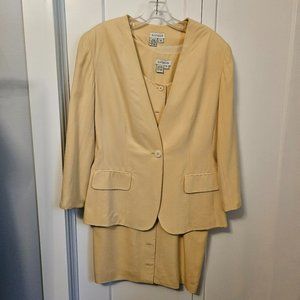 Ann Taylor Silk Dress Suit Sz 10